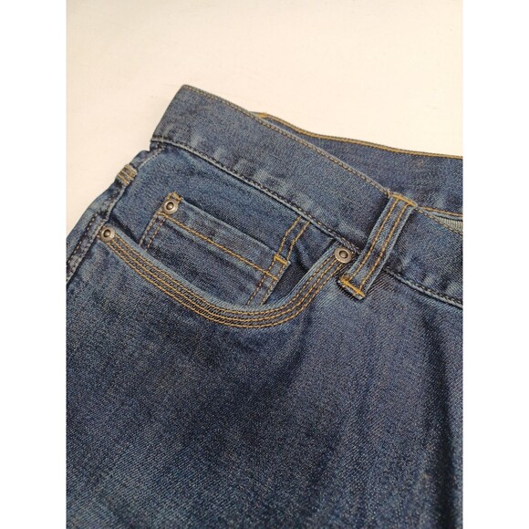 Ann Taylor Modern Dark Wash Denim Ankle Stretch 5-Pocket Blue Jeans Womens US 6 - Picture 3 of 7